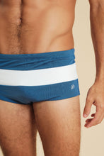 Charger l'image dans la galerie, Image 05: Blueman Sunga / Boxer Sunga Army Crepúsculo Bicolor Liso Azul