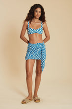Charger l'image dans la galerie, Model Front: Blueman Jupe De Page Xadrez Mini Skirt Fivela