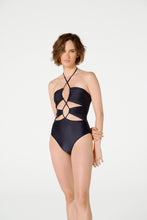 Charger l'image dans la galerie, Model Front: Blueman Une Pièce Maio Paola Liso Preto