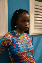 Charger l'image dans la galerie, Image 10: Blueman Mini Dress Vestido Tule Manga Longa Escama