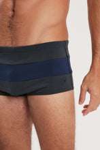 Charger l'image dans la galerie, Image 03: Blueman Sunga / Boxer Sunga Army Crepúsculo Bicolor Liso Cinza
