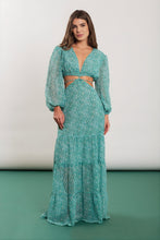 Charger l'image dans la galerie, Model Front: Blueman Vêtement De Plage Reflexo Long Sleeve Dress

