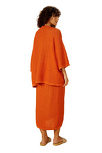 Charger l'image dans la galerie, Model Back: Blueman Robe De Plage Laranja-Tricot Kimono
