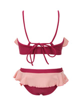 Charger l'image dans la galerie, Product Back: Blueman Deux Pièces Fille Biquini Peteca Roxo
