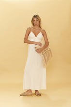 Charger l'image dans la galerie, Model Front: Blueman Vêtement De Plage Dress Laise Offwhite
