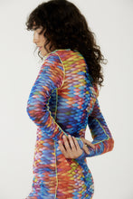 Charger l'image dans la galerie, Image 03: Blueman Mini Dress Vestido Tule Manga Longa Escama
