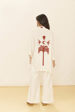 Charger l'image dans la galerie, Model Back: Blueman Robe De Plage Kimono Jade Offwhite
