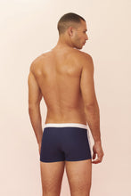 Charger l'image dans la galerie, Model Back: Blueman Sunga / Boxer Sunga New Berlim Bicolor Azul-Marinho
