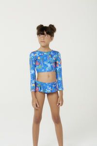 Model Front: Blueman Deux Pièces Fille Biquini Peteca Simpatia Inf