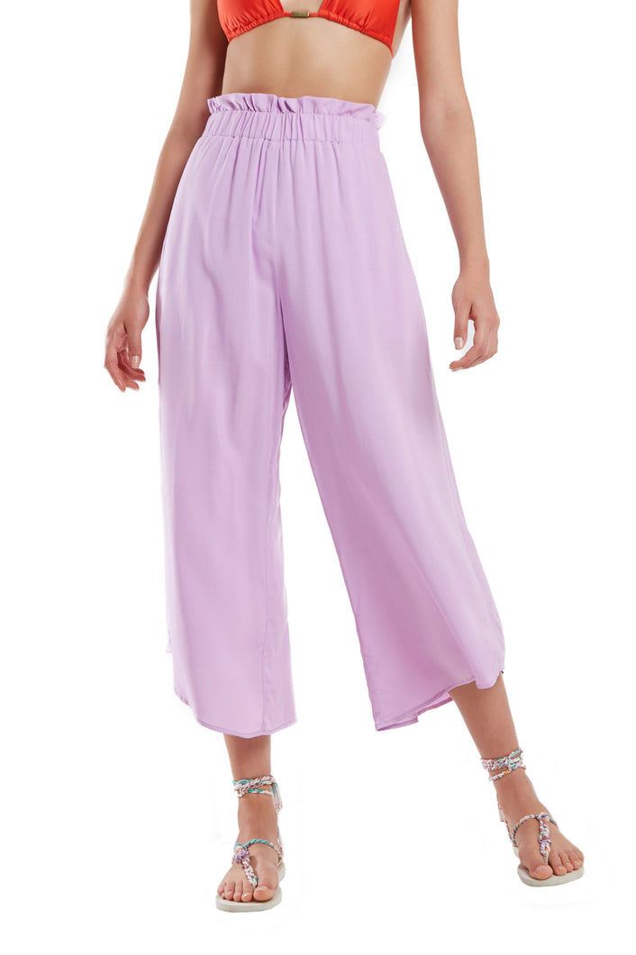 Gallery: Blueman Pantalon De Plage Calca Pantacourt Liso Roxo
