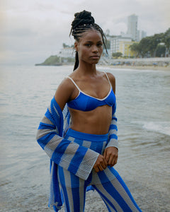 Image 07: Blueman Pantalon De Plage Calca Tricot Listras