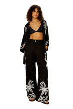 Charger l&#39;image dans la galerie, Image 03: Blueman Robe De Plage Kimono Barrado Preto
