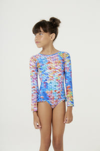 Model Front: Blueman Une Pièce Fille Maio Amber Escama Inf