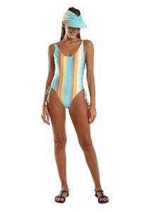 Model Front: Blueman Une Pièce Maio Betta Granita