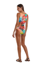 Charger l&#39;image dans la galerie, Model Back: Blueman Une Pièce Maio Body Flower Power
