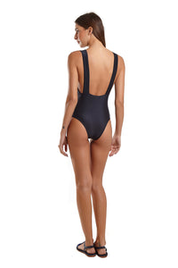 Model Back: Blueman Une Pièce Maio Jóia Preto