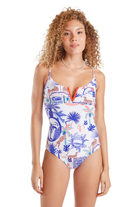 Model Front: Blueman Une Pièce Maio Joy Tudo De Bom