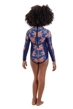 Charger l&#39;image dans la galerie, Model Back: Blueman Une Pièce Fille Maio Long John Açaí

