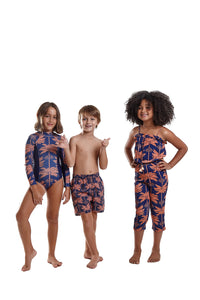 Image 04: Blueman Une Pièce Fille Maio Long John Açaí