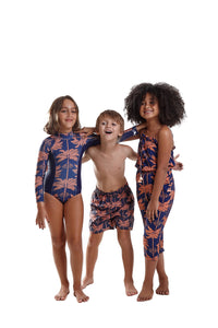 Image 06: Blueman Une Pièce Fille Maio Long John Açaí