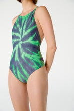 Charger l&#39;image dans la galerie, Image 03: Blueman Une Pièce Maio Nadador Tie Dye Verde

