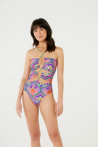 Model Front: Blueman Une Pièce Maio Paola Apiculae