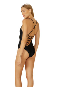 Model Back: Blueman Une Pièce Maio Preto Jolie