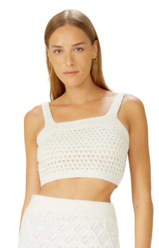 Gallery: Blueman Haut De Plage Off-White Top-Tricot