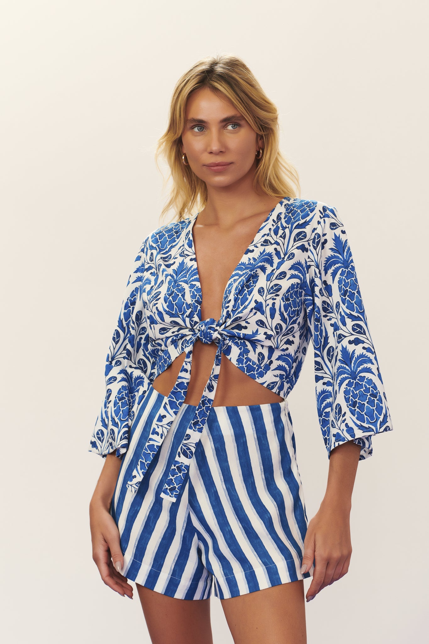 Gallery: Blueman Combishorts De Plage Romper Seiva-Doce-Azul