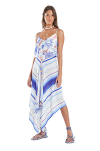 Model Front: Blueman Jupe De Page Saia Canga Mare Alta