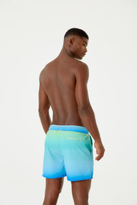 Model Back: Blueman Short De Bain Short Degrade Sky