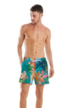 Charger l&#39;image dans la galerie, Model Front: Blueman Boardshort Short Fiji Blue
