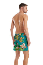 Charger l&#39;image dans la galerie, Model Back: Blueman Boardshort Short Fiji Blue
