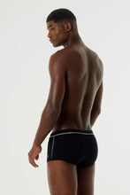 Charger l&#39;image dans la galerie, Model Back: Blueman Sunga / Boxer Sunga Army Cos Santorini Preto
