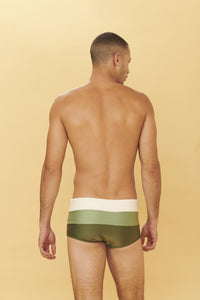 Model Back: Blueman Sunga / Boxer Sunga Army Crepusculo Verde