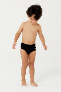 Model Front: Blueman Maillot De Bain Garçon Sunga Army Glorioso Preto Inf