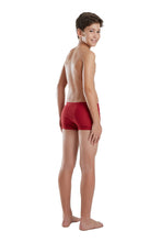 Charger l&#39;image dans la galerie, Model Back: Blueman Maillot De Bain Garçon Sunga Berlim Fit Vermelho
