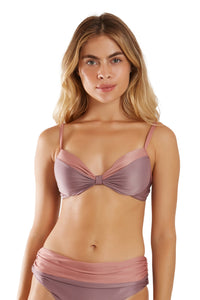 Gallery: Blueman Haut Top Bardot Bicolor Roxo
