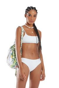 Image 03: Blueman Haut Top Bela Textura Softcell-Off White