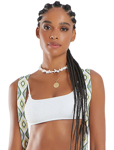 Image 10: Blueman Haut Top Bela Textura Softcell-Off White