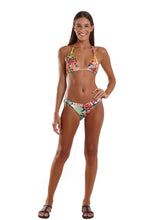 Charger l&#39;image dans la galerie, Model Front: Blueman Haut Top Caribe Flower Power
