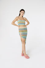 Charger l&#39;image dans la galerie, Model Front: Blueman Haut De Plage Top Crochet Listras
