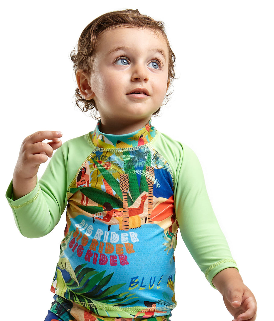 Model Front: Blueman Haut Top John Manga Longa Baby Maresia