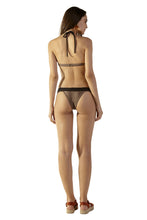 Charger l&#39;image dans la galerie, Model Back: Blueman Haut Top Matelasse Caramelo Preto

