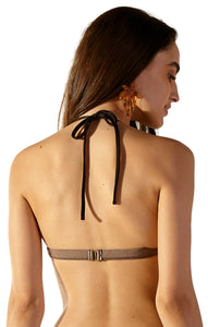 Image 06: Blueman Haut Top Matelasse Caramelo Preto