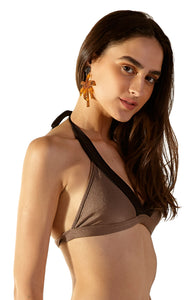 Image 08: Blueman Haut Top Matelasse Caramelo Preto