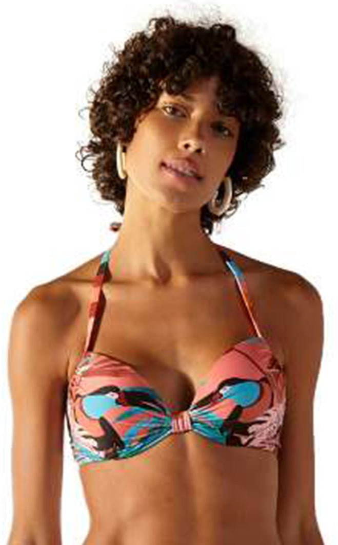 Model Front: Blueman Haut Top Pacifico Chic Palmar