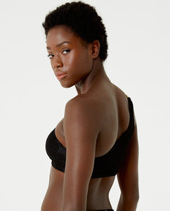 Image 05: Blueman Haut Top Textura Wavy Shine Preto