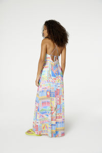 Model Back: Blueman Vêtement De Plage Vestido Cropped Lea 1972