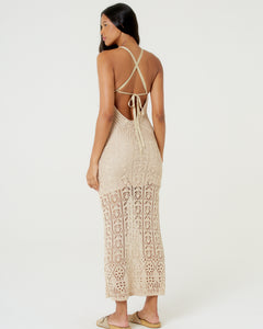 Image 04: Blueman Vêtement De Plage Vestido Longo Tricot Lurex